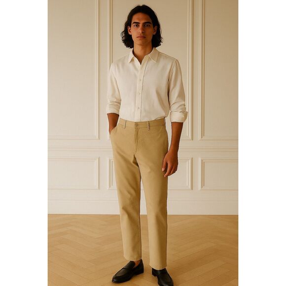 Bogner Men’s Chino Pants Cream 44 - Picture 1 of 12